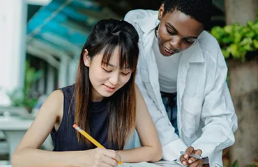 Englisch sprechendes Klassenzimmer